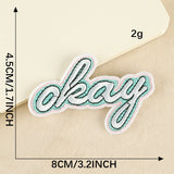English Letter Embroidered Patch