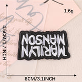 Self-Adhesive English Letter Embroidered Patch