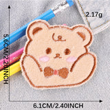 Self-Adhesive Teddy Bear Embroidered Patch