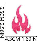 Pink Flame Cowboy Patch