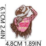 Western Cowboy Girl Patch