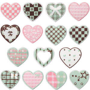 Heart Embroidered Patch