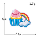 Pink Cartoon Embroidered Patch