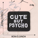 Self-Adhesive English Letter Embroidered Patch