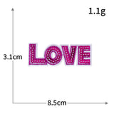 LOVE Heart Sequin Patch