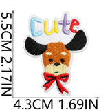 Dachshund Embroidered Patch