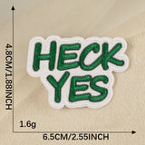 English Letter Embroidered Patch