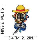Manga Character Embroidered Patch