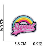 LOVE Letter Embroidered Patch