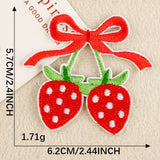 Strawberry Fruit Embroidered Patch
