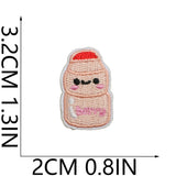 Mini Drink Cup Embroidered Patch