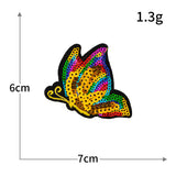 Sequin Butterfly Embroidered Patch