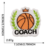 Basketball Embroidered Patch