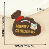 Snowman Christmas Embroidered Patch
