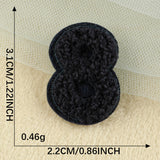 Mini Number Chenille Patch