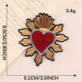 Heart Embroidered Patch