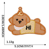 Self-Adhesive Dachshund Embroidered Patch