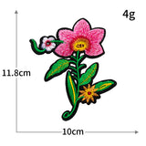 Rose Plum Blossom Embroidered Patch
