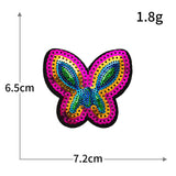 Sequin Butterfly Embroidered Patch