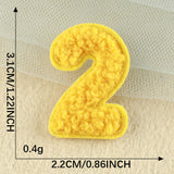 Mini Number Chenille Patch