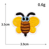 Mini Butterfly Bee Embroidered Patch
