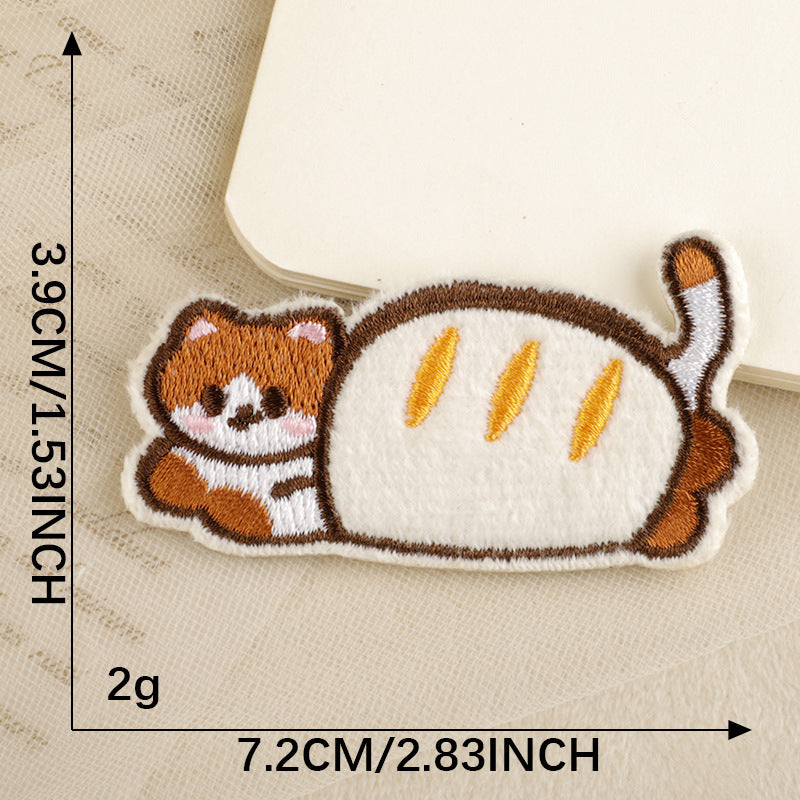 Self-Adhesive Dog and Cat Embroidered Patch