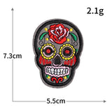 Day of the Dead Skull Patch