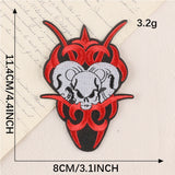Skull Embroidered Patch