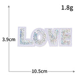 LOVE Heart Sequin Patch