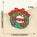 Snowman Christmas Embroidered Patch